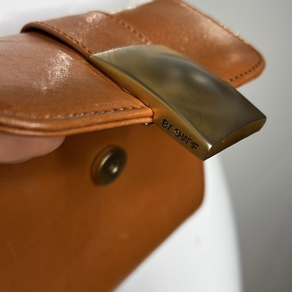 Americana by Sharif Leather Large Link Chain Belt Crossbody Bag - Picture 6 of 15